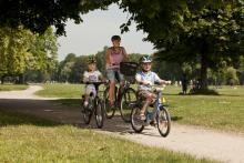 radwege mit kindern