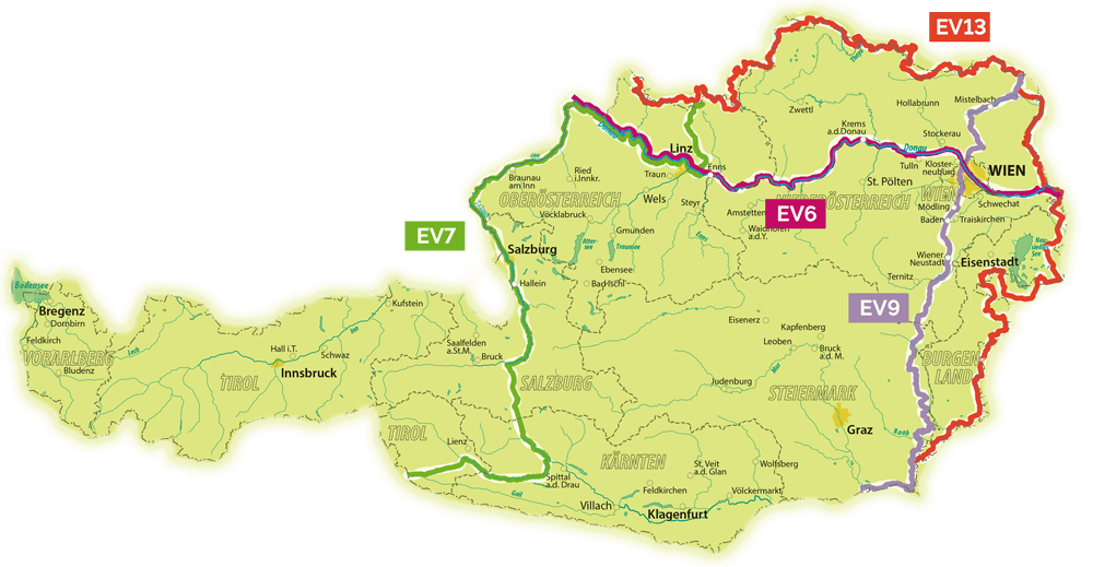 Neue EuroVelo Österreich Website der Radlobby | Radlobby